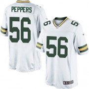 Nike Green Bay Packers 56 Youth Julius Peppers Limited White Road Jersey