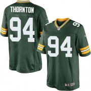 Nike Green Bay Packers 94 Youth Khyri Thornton Elite Green Team Color Home Jersey