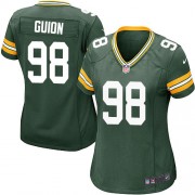 Nike Green Bay Packers 98 Women's Letroy Guion Game Green Team Color Home Jersey