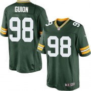 Nike Green Bay Packers 98 Youth Letroy Guion Elite Green Team Color Home Jersey