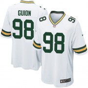 Nike Green Bay Packers 98 Youth Letroy Guion Game White Road Jersey