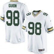 Nike Green Bay Packers 98 Youth Letroy Guion Limited White Road Jersey