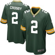 Nike Green Bay Packers 2 Men's Mason Crosby Game Green Team Color Home Jersey