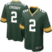 Nike Green Bay Packers 2 Youth Mason Crosby Elite Green Team Color Home Jersey