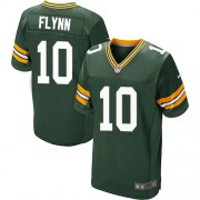 Nike Green Bay Packers 10 Men's Matt Flynn Elite Green Team Color Home Jersey