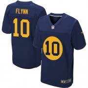 Nike Green Bay Packers 10 Men's Matt Flynn Elite Navy Blue Alternate Jersey