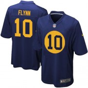 Nike Green Bay Packers 10 Men's Matt Flynn Game Navy Blue Alternate Jersey