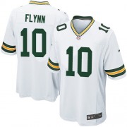 Nike Green Bay Packers 10 Men's Matt Flynn Game White Road Jersey