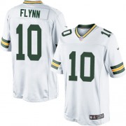 Nike Green Bay Packers 10 Men's Matt Flynn Limited White Road Jersey