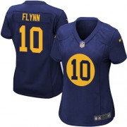 Nike Green Bay Packers 10 Women's Matt Flynn Elite Navy Blue Alternate Jersey