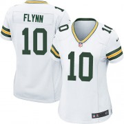 Nike Green Bay Packers 10 Women's Matt Flynn Game White Road Jersey