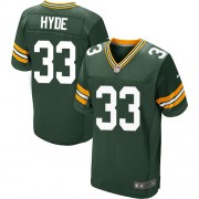 Nike Green Bay Packers 33 Men's Micah Hyde Elite Green Team Color Home Jersey