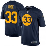 Nike Green Bay Packers 33 Men's Micah Hyde Limited Navy Blue Alternate Jersey