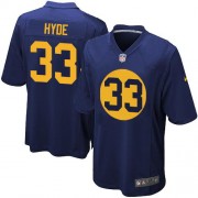 Nike Green Bay Packers 33 Youth Micah Hyde Elite Navy Blue Alternate Jersey