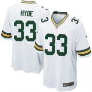 Nike Green Bay Packers 33 Youth Micah Hyde Elite White Road Jersey