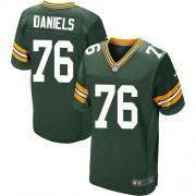 Nike Green Bay Packers 76 Men's Mike Daniels Elite Green Team Color Home Jersey