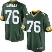 Nike Green Bay Packers 76 Men's Mike Daniels Limited Green Team Color Home Jersey