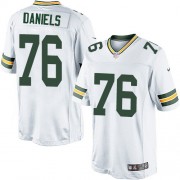 Nike Green Bay Packers 76 Men's Mike Daniels Limited White Road Jersey