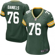 Nike Green Bay Packers 76 Women's Mike Daniels Game Green Team Color Home Jersey