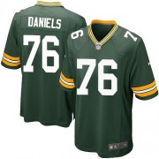 Nike Green Bay Packers 76 Youth Mike Daniels Elite Green Team Color Home Jersey