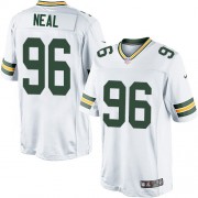 Nike Green Bay Packers 96 Men's Mike Neal Limited White Road Jersey