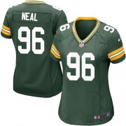 Nike Green Bay Packers 96 Women's Mike Neal Game Green Team Color Home Jersey