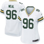 Nike Green Bay Packers 96 Women's Mike Neal Game White Road Jersey