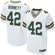 Nike Green Bay Packers 42 Men's Morgan Burnett Elite White Road Jersey