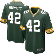 Nike Green Bay Packers 42 Men's Morgan Burnett Game Green Team Color Home Jersey