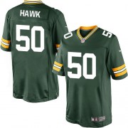 Nike Green Bay Packers 50 Men's A.J. Hawk Limited Green Team Color Home Jersey