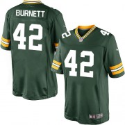 Nike Green Bay Packers 42 Men's Morgan Burnett Limited Green Team Color Home Jersey