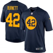 Nike Green Bay Packers 42 Men's Morgan Burnett Limited Navy Blue Alternate Jersey