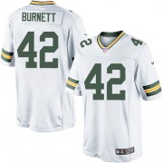 Nike Green Bay Packers 42 Men's Morgan Burnett Limited White Road Jersey