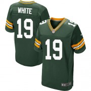 Nike Green Bay Packers 19 Men's Myles White Elite Green Team Color Home Jersey
