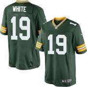 Nike Green Bay Packers 19 Men's Myles White Limited Green Team Color Home Jersey