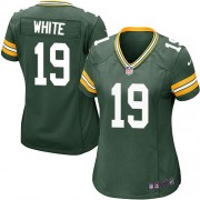 Nike Green Bay Packers 19 Women's Myles White Game Green Team Color Home Jersey