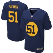 Nike Green Bay Packers 51 Men's Nate Palmer Elite Navy Blue Alternate Jersey