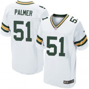 Nike Green Bay Packers 51 Men's Nate Palmer Elite White Road Jersey