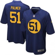 Nike Green Bay Packers 51 Men's Nate Palmer Game Navy Blue Alternate Jersey