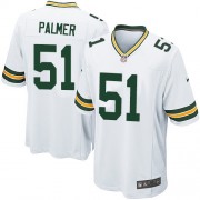 Nike Green Bay Packers 51 Men's Nate Palmer Game White Road Jersey