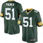 Nike Green Bay Packers 51 Men's Nate Palmer Limited Green Team Color Home Jersey