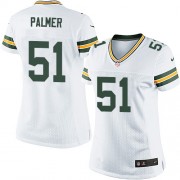 Nike Green Bay Packers 51 Women's Nate Palmer Elite White Road Jersey