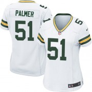 Nike Green Bay Packers 51 Women's Nate Palmer Game White Road Jersey
