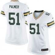 Nike Green Bay Packers 51 Women's Nate Palmer Limited White Road Jersey