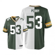 Nike Green Bay Packers 53 Men's Nick Perry Elite Team/Road Two Tone Jersey