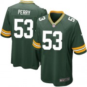 Nike Green Bay Packers 53 Men's Nick Perry Game Green Team Color Home Jersey