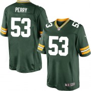 Nike Green Bay Packers 53 Men's Nick Perry Limited Green Team Color Home Jersey