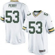 Nike Green Bay Packers 53 Men's Nick Perry Limited White Road Jersey