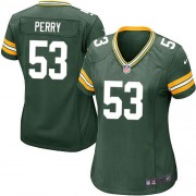Nike Green Bay Packers 53 Women's Nick Perry Game Green Team Color Home Jersey