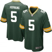 Nike Green Bay Packers 5 Men's Paul Hornung Game Green Team Color Home Jersey